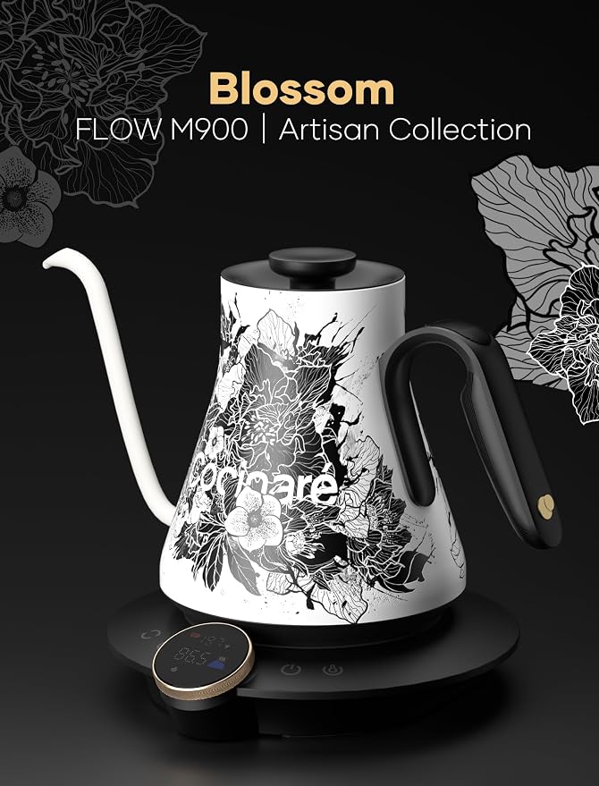 Cocinare Gooseneck Electric Kettle, ±0.5°F Precise Temperature Control - Image 3