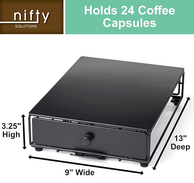 Nifty Solutions Capacity Nifty Rolling Mini Black Finish, Compatible - Image 3