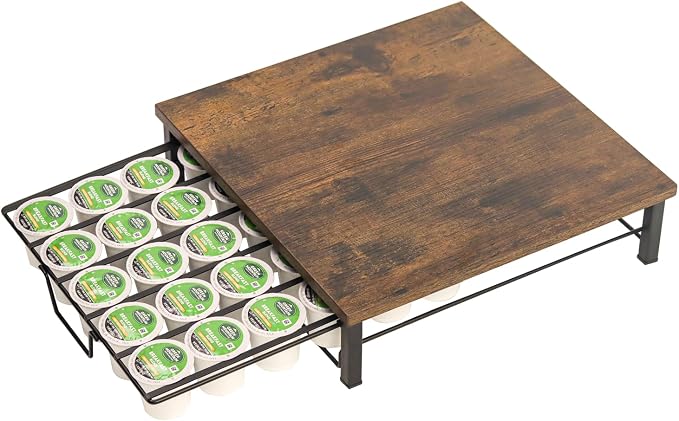 K Cup Holder Organizer, Coffee Pod Drawer Holder Capsule Storage Organizer by SPEDAY