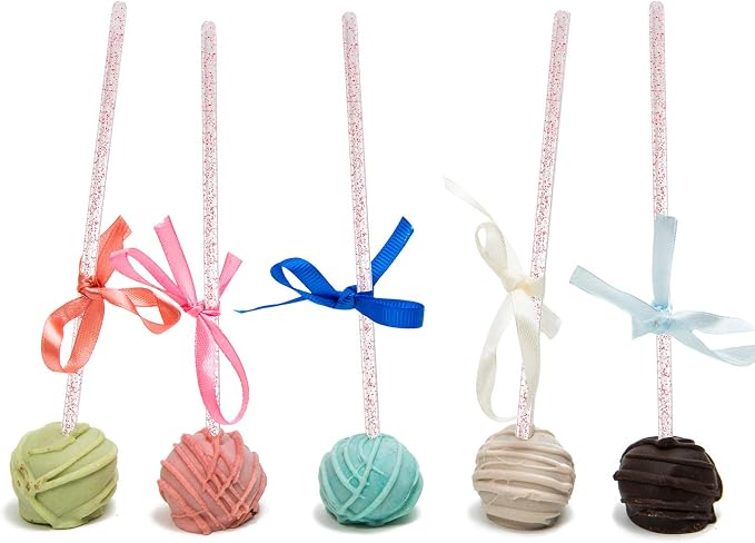 Honoson 100 Pcs Clear Swizzle Sticks Ball Head Stirrer Disposable Plastic Round - Image 3