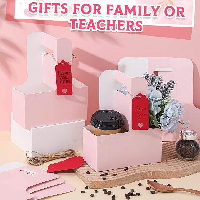 MotiMind 8 Pack Teacher Appreciation 2 Cup Drink Carrier - Image 4
