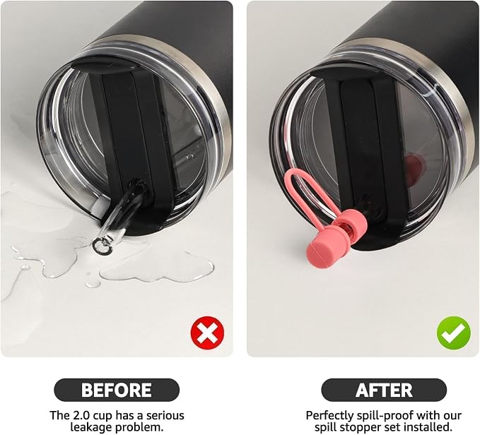 MOLOSLEEVE 21 Colors Straw Toppers Include A Set of Leak-proof Plugs, - Image 5