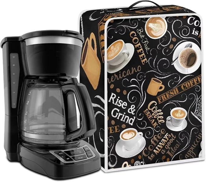 Coffee Maker Dust Cover and Pot Cover by Psesaysky