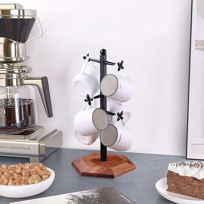 Coffee Mug Holder, Mug Tree for Counter, Cup Holder - Image 2