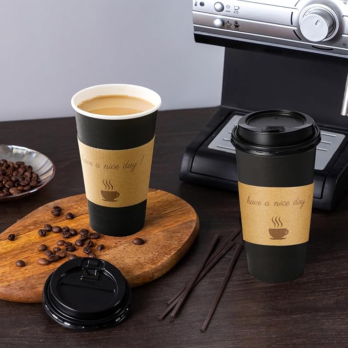 Lamosi 20 oz Disposable Coffee Cups - Image 7