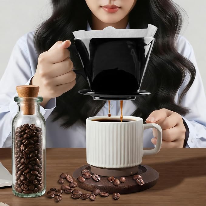 Handmade Pour Over Ceramic Coffee Dripper - Image 2