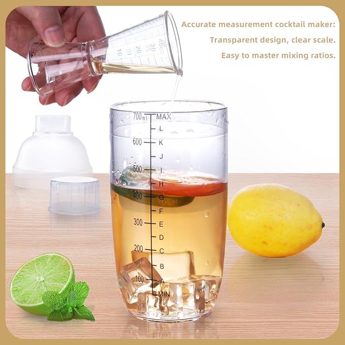 Plastic Bar Cocktail Shaker - Image 3