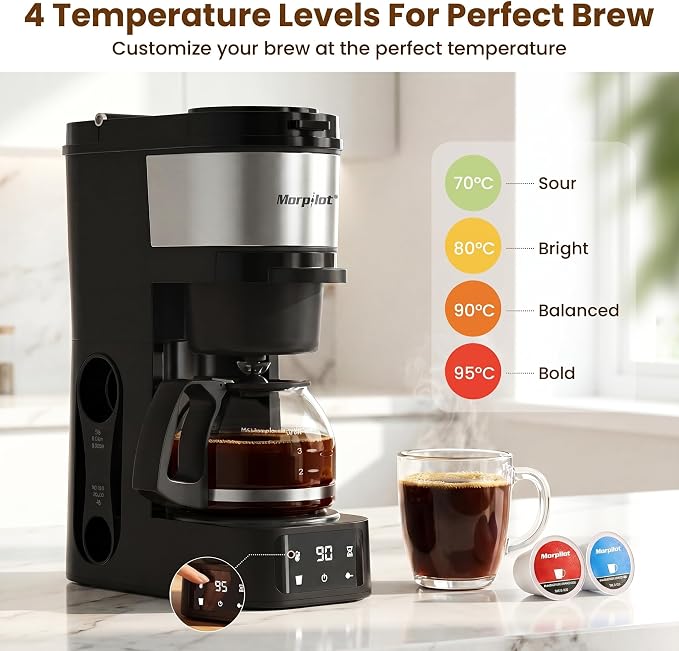 Morpilot 2-Way Coffee Maker, Compatible - Image 4