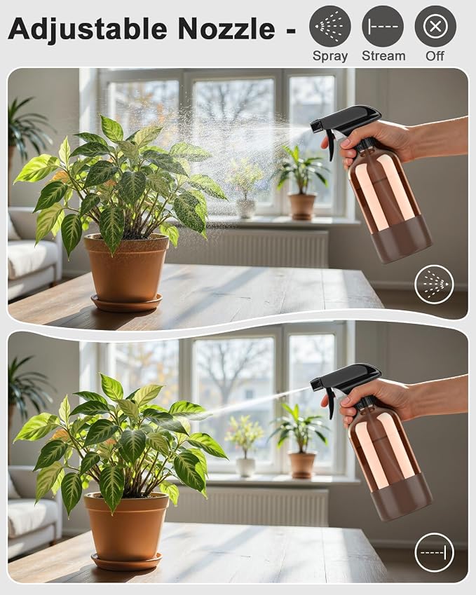 Bontip Amber Glass Spray Bottle - Image 3