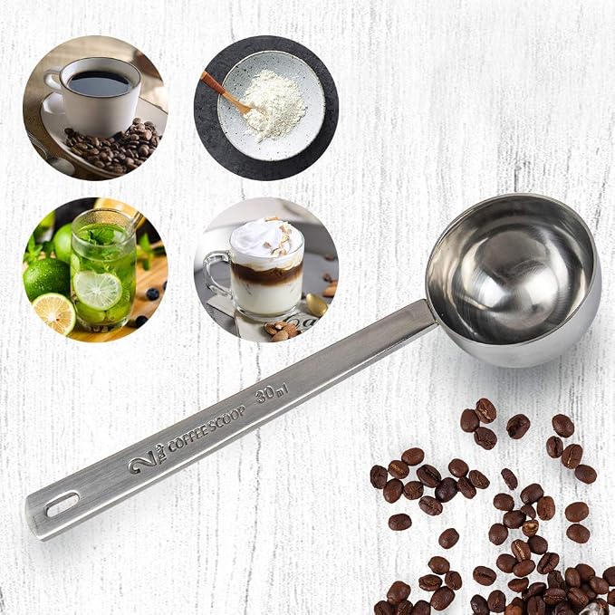 AUEAR, 2 Pack Coffee Measuring Scoop 304 Stainless Steel Spoon Tablespoon - Image 8