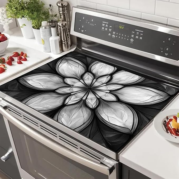 HOMETITUTE Stove Top Covers for Electric Stove 28x20 Inch Countertop Protector by HOMETITUTE