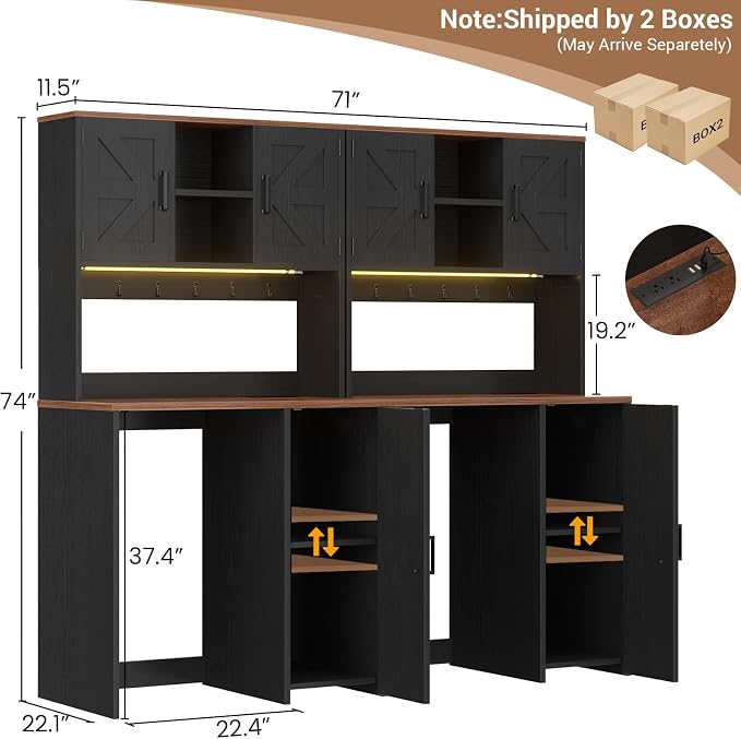 Unikito Mini Fridge Cabinet - Image 2