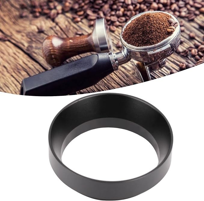 Espresso Dosing Funnel, Aluminum Coffee Powder Dosing Ring Coffee Maker Rings - Image 5
