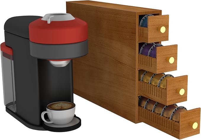Suli Coffee Pod Holder, 52 Pods Large Capacity, 4-Tier Coffee Pod Organizer by Suli