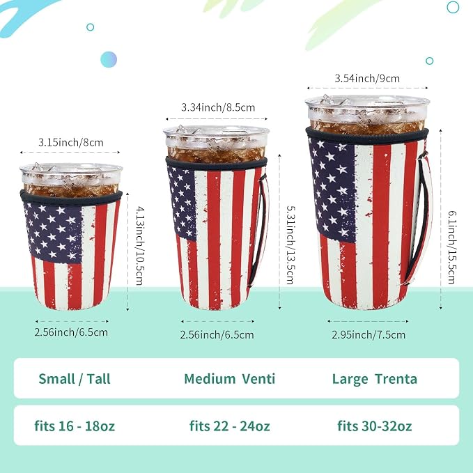 Iced Coffee Sleeve Insulator Sleeves - Image 2