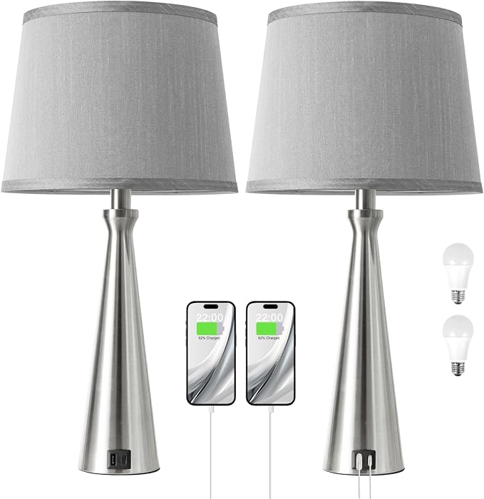 Seealle Modern Table Lamps Set of 2 - Image 8