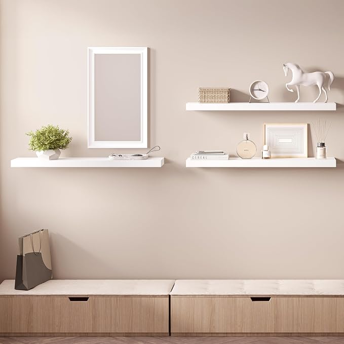 Ballucci Floating Shelves, Wood Floating Shelves - Image 5