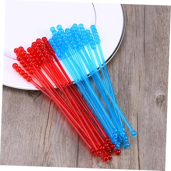 LIFKOME 50pcs Acrylic Stir Sticks Beer Chiller Coffee Bar Accessory Translucent - Image 8