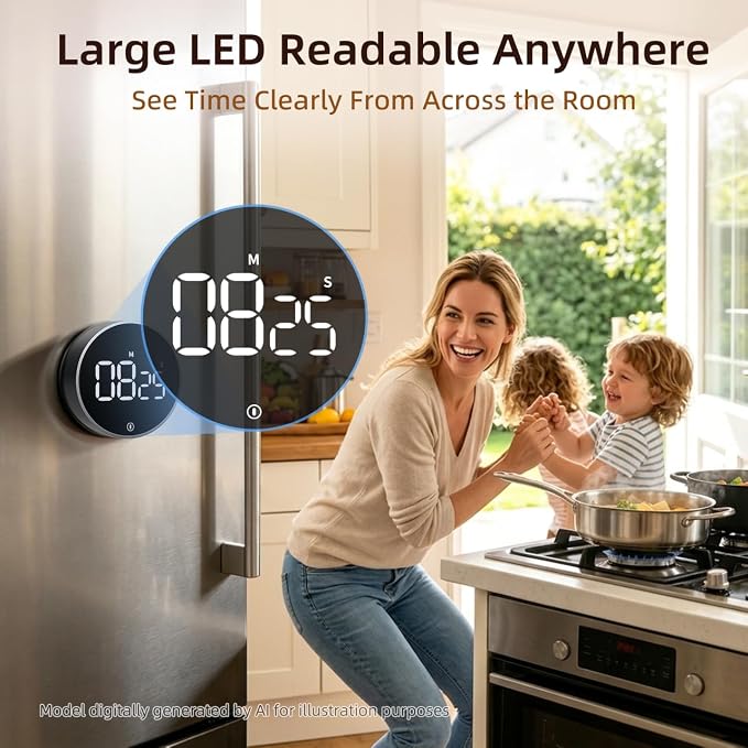 VOCOO Digital Kitchen Timer - Image 3