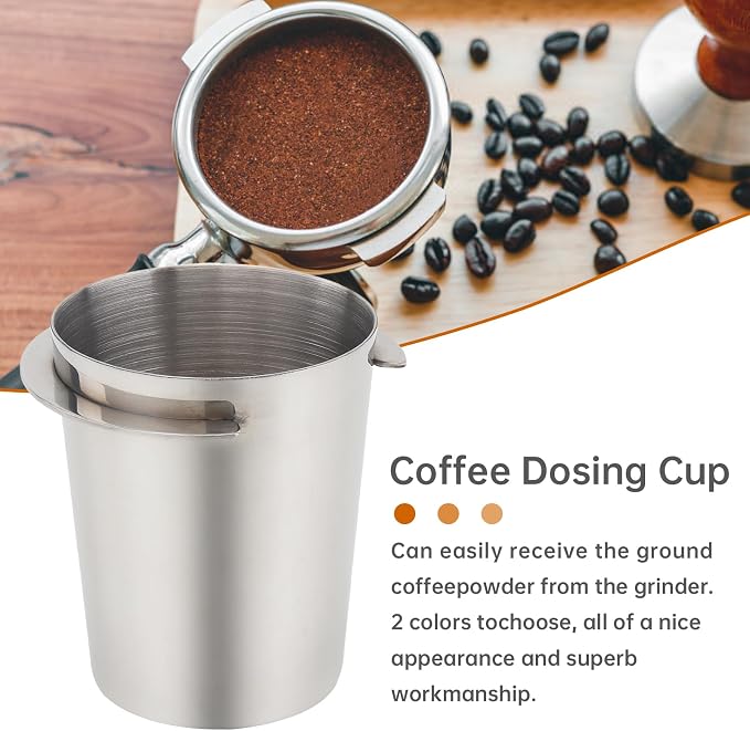 Coffee Dosing Cup 54mm, Espresso Coffee Dosing Cup, Stainless Steel Dosing Cup - Image 7