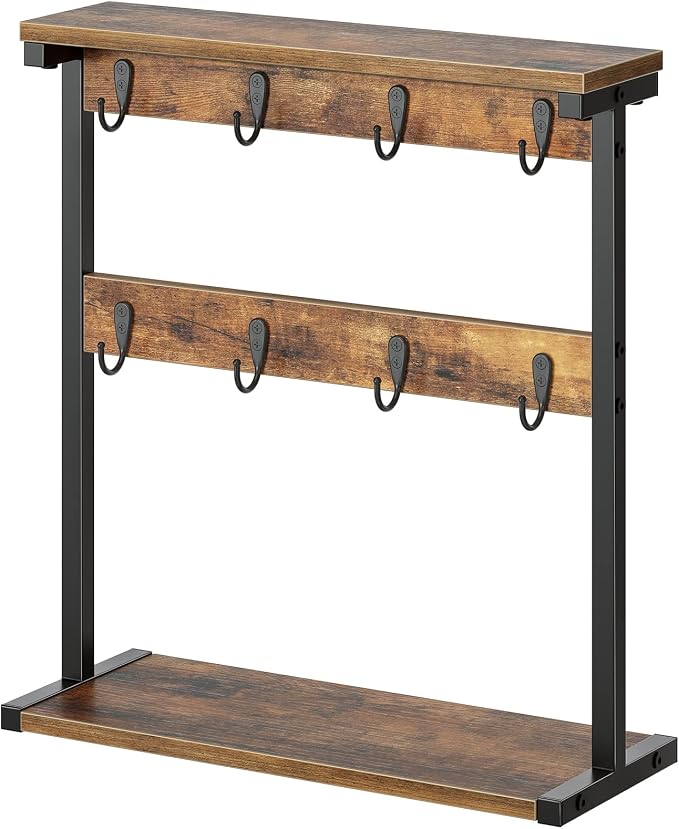 YATINEY Coffee Mug Holder for Counter, 2 Tier Mug Tree Rack, by Yatiney