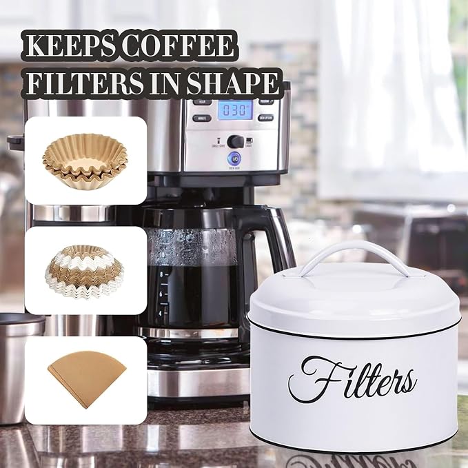 Coffee Filter Holder, Basket Coffee Filter Holder Storage - Image 5