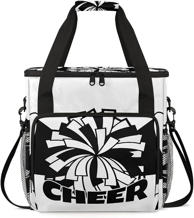 Cheer Pattern Coffee Maker Carring Bag, Large Insulated Storage Organizer Case by Home