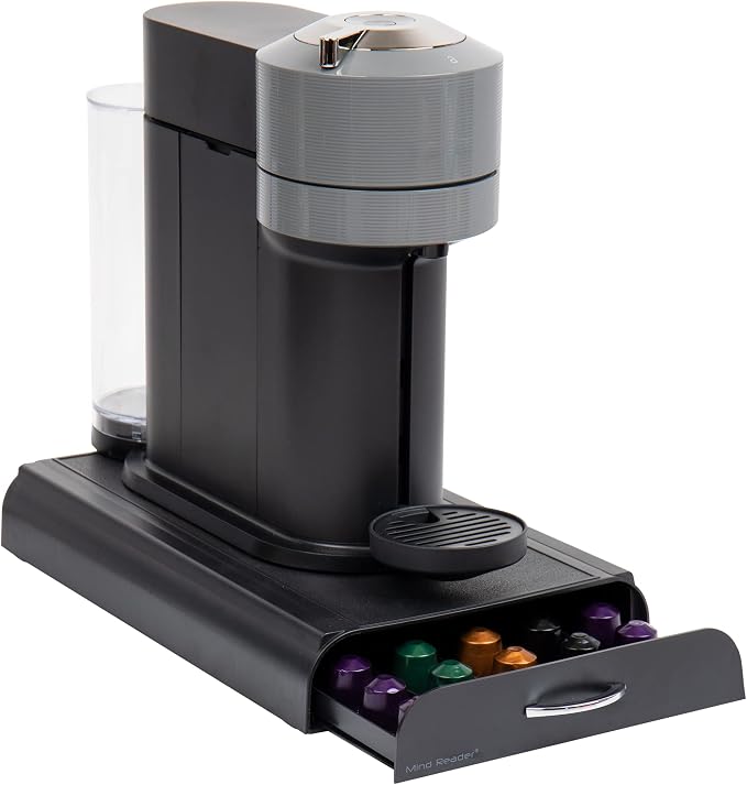 Mind Reader Single Serve Coffee Capsules Drawer, Holds 50 Small Capsules by MindReader