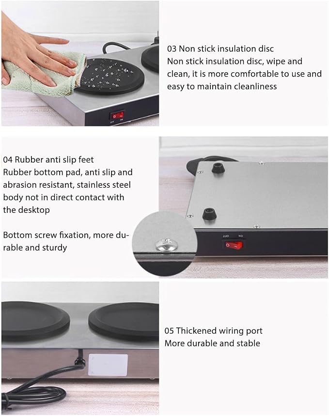 Double Coffee Warmer, Portable Coffee Pot Warmer - Image 4