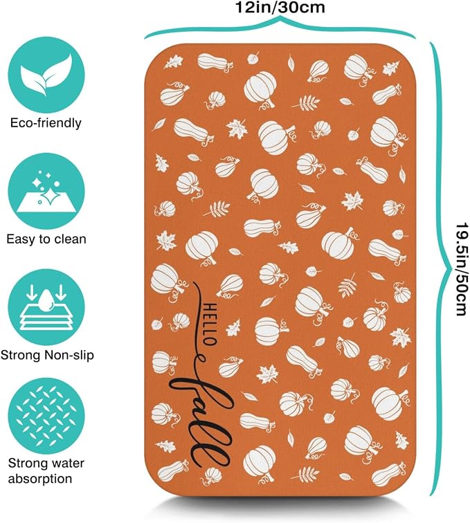 Fun Coffee Mat 19inx12in, Coffee Bar Mat - Image 5