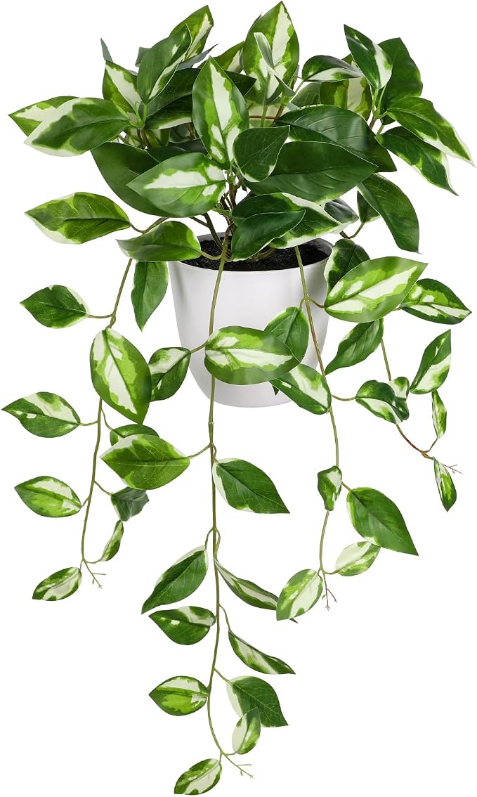 Briful Fake Plants Indoor Greenery Realistic Faux Trailing Plant Artificial by Briful