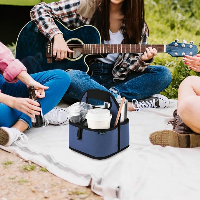 Beautyflier Reusable Insulated Coffee Cup Carrier, Portable Drink Carrier - Image 4
