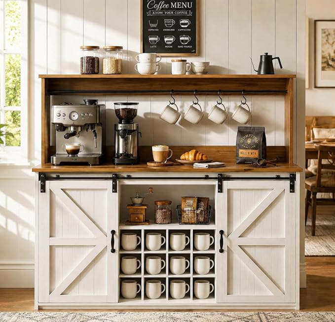 4ever2buy Coffee Bar Cabinet - Image 8