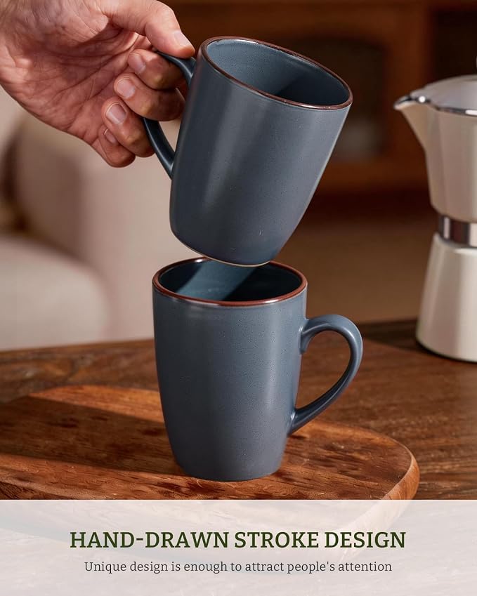 famiware Venus Coffee Mugs for 8, 13 oz Mug Set, Dringking Cup - Image 3