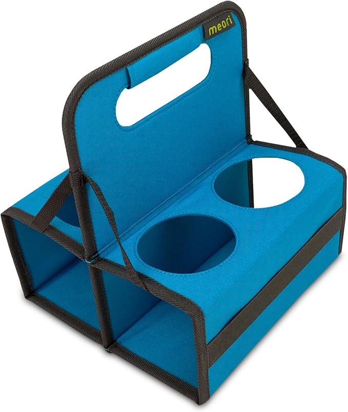 meori Reusable Drink Carrier 4 Cup, Take Out Cup Carrier, Collapsible, Coffee by meori