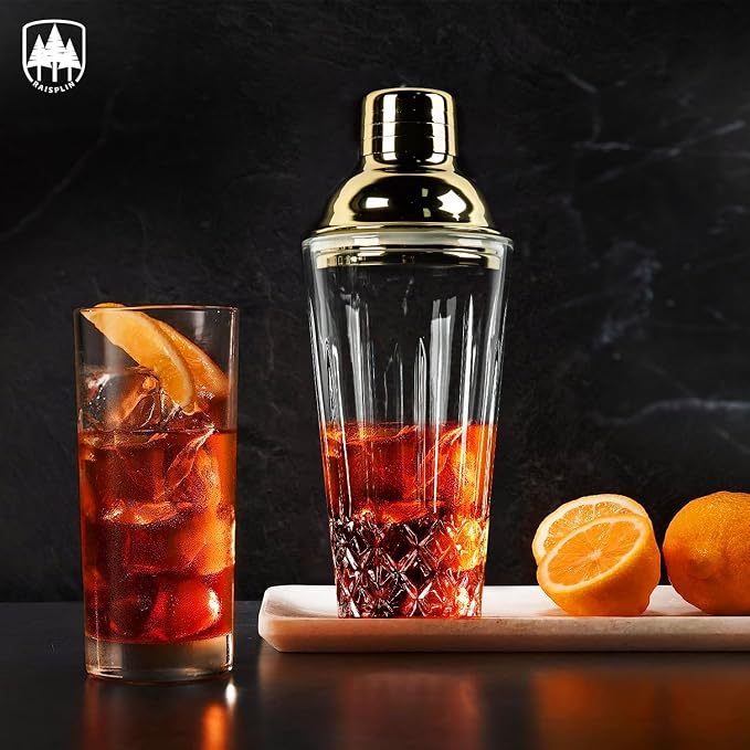 4-Piece Glass Cocktail Shaker Set - Image 5