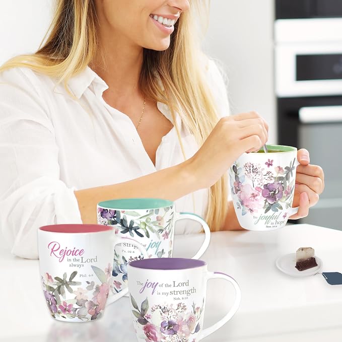 Christian Art Gifts Ceramic Coffee or Tea Mug Set - Image 5
