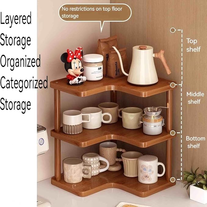 Rainsleep Multifunctional Corner Coffee Mug Organizer - Image 7