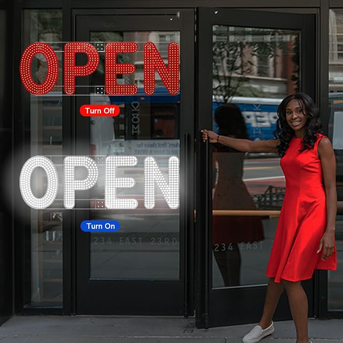 30"x10" Open Sign, LED Open Sign - Image 6