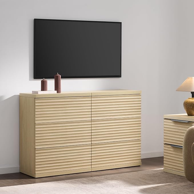 SICOTAS Fluted Sideboard Buffet Cabinet - Image 6