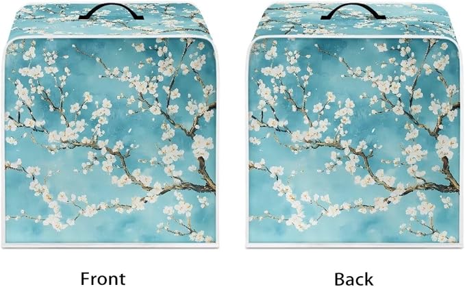 Cherry Blossom Coffee Maker Cover Dust Protection Coffee Machine Cover - Image 2