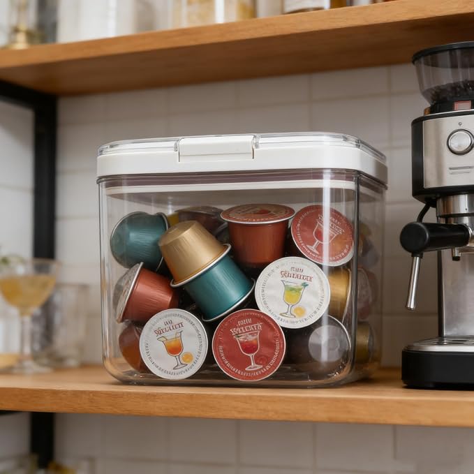 Cocktail Capsules Organizer Clear Plastic Pods Coffee Pod Holder - Image 5