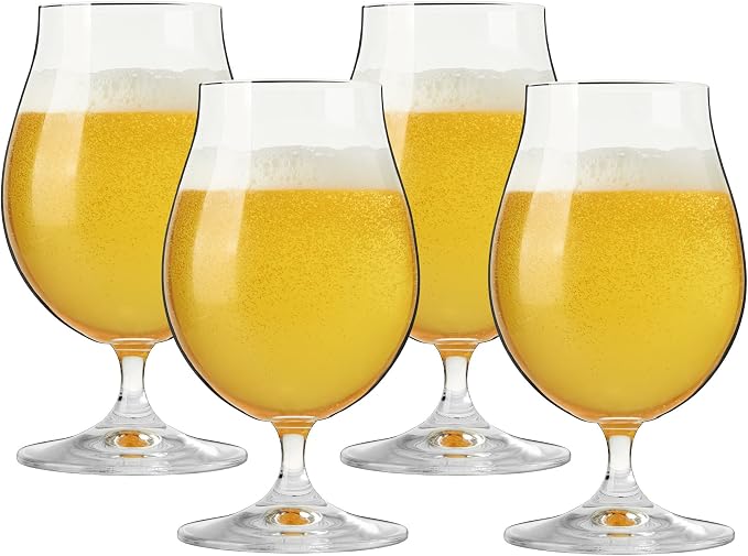 Spiegelau Classic Tulip Beer Glasses, Crystal Clear Drinking Glasses - Image 8
