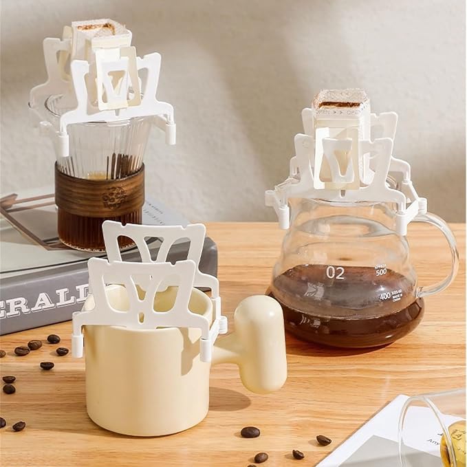 Portable Folding Coffee Brewing Stand Easy to Carry Filter Holders Ideal - Image 2