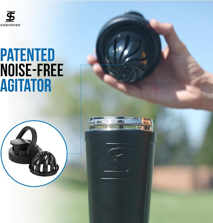 Ice Shaker Insulated Stainless Steel Shaker Bottle | 26oz - Image 5