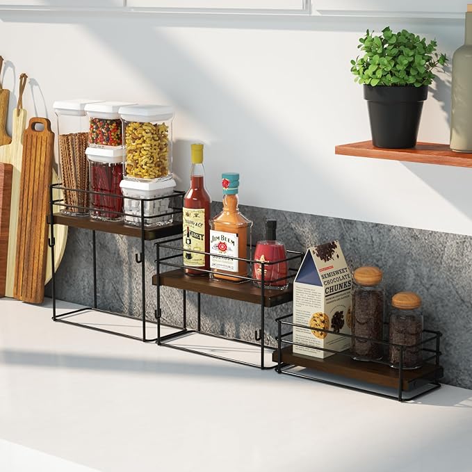 9 Bottle Coffee Syrup Rack Organizer 3 Tier Syrup Holder Stand - Image 7