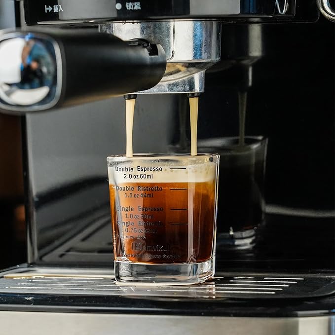BCnmviku Espresso Shot Glasses Measuring Cup Liquid Heavy Glass - Image 6