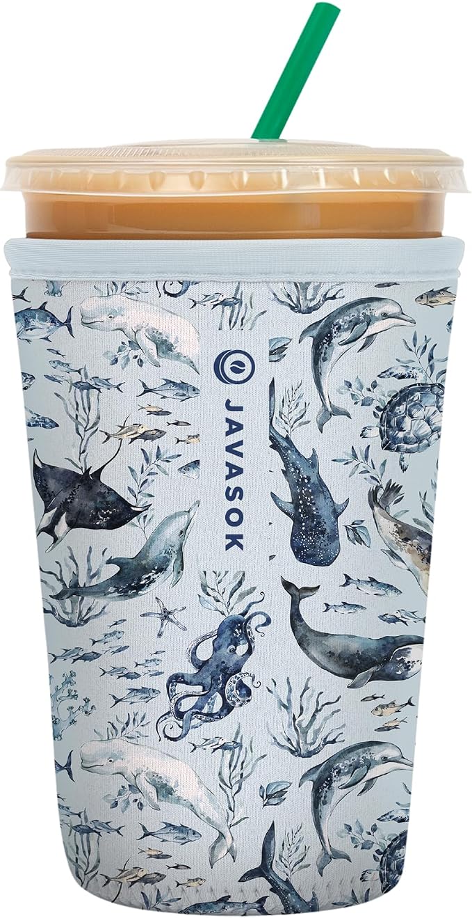Sok It JavaSok Iced Coffee & Cold Soda Insulated Neoprene Cup Sleeve by SokIt