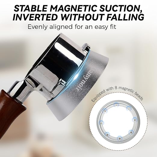 Magnetic 54mm dosing Funnel Compatible - 20mm Anodized with 8 Neodymium - Image 4