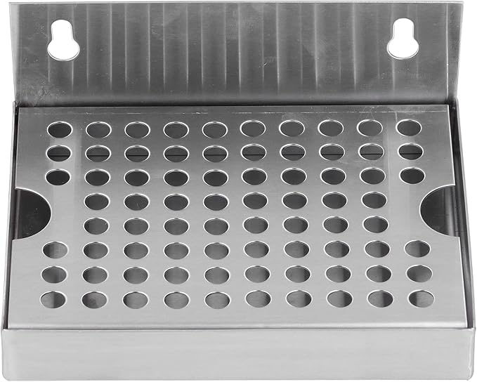 Beer Drip Tray, Stainless Steel Wall Mount Kegerator Beer Tower Drip Pan by Hapivida